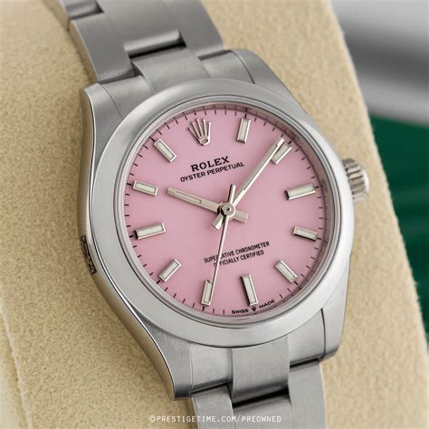 rolex oyster candy pink